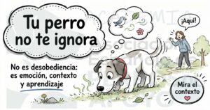 Tu perro no te ignora.